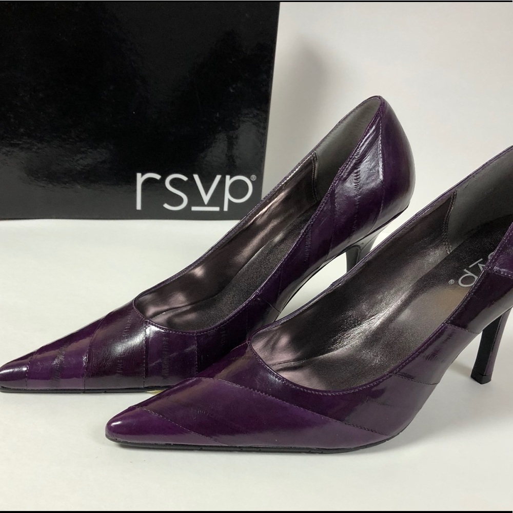 NIB Dark Purple Heels 10 M